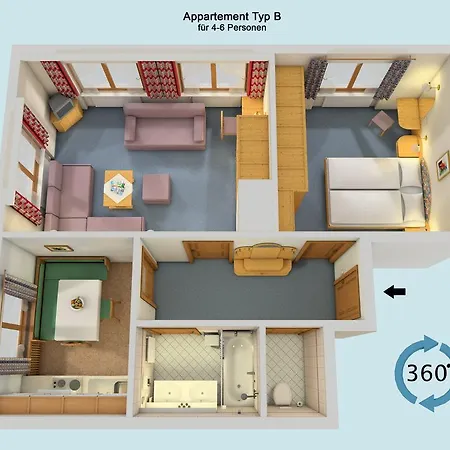 Haus Wallis Gæstehus 3*